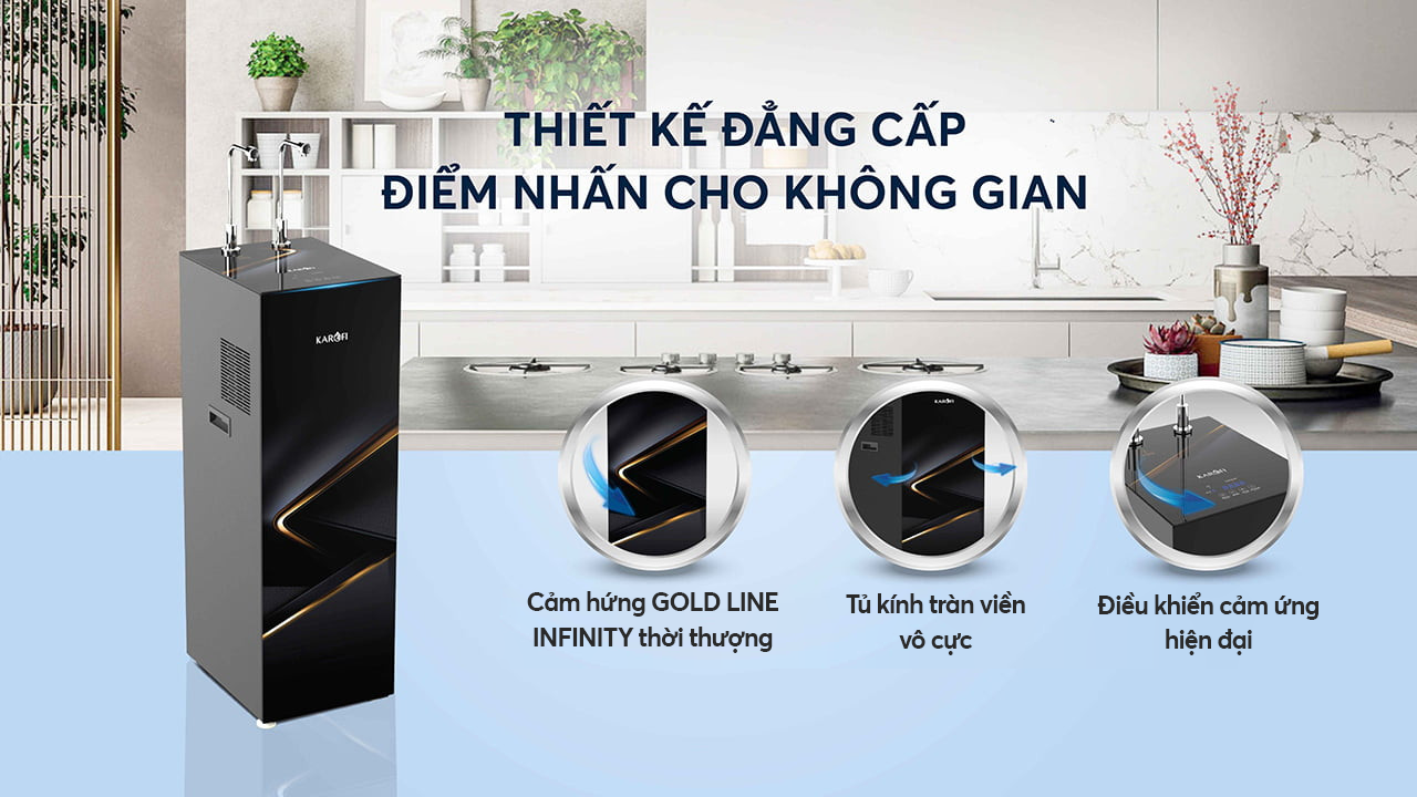 Máy lọc nước nóng lạnh Karofi KAD-N89 n89