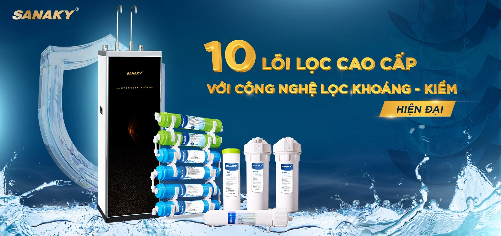 Máy lọc nước nóng nguội Sanaky SNK-S2HK002 MMáy lọc nước nóng nguội Sanaky SNK-S2HK002