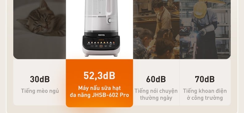 Joyoung Máy nấu sữa hạt đa năng Joyoung JHSB-602 Pro Joyoung