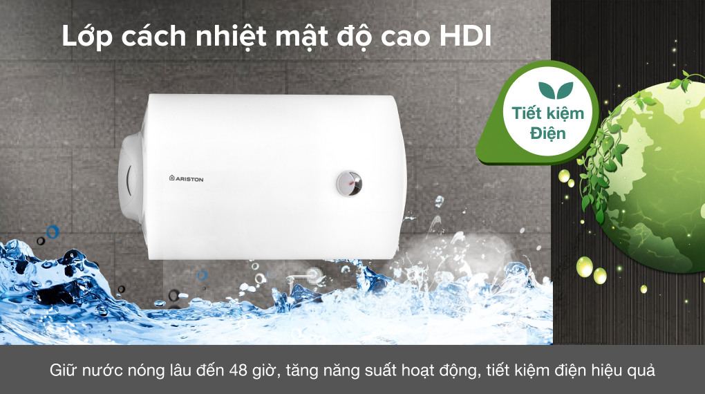 Máy nước nóng gián tiếp 50 lít Ariston Pro R 50 SH 2.5 FE - Lớp cách nhiệt HDI Máy nước nóng gián tiếp Ariston 40 lít PRO R 40 SH 2.5 FE Máy nước nóng gián tiếp 50 lít Ariston Pro R 50 SH 2.5 FE - Lớp cách nhiệt HDI