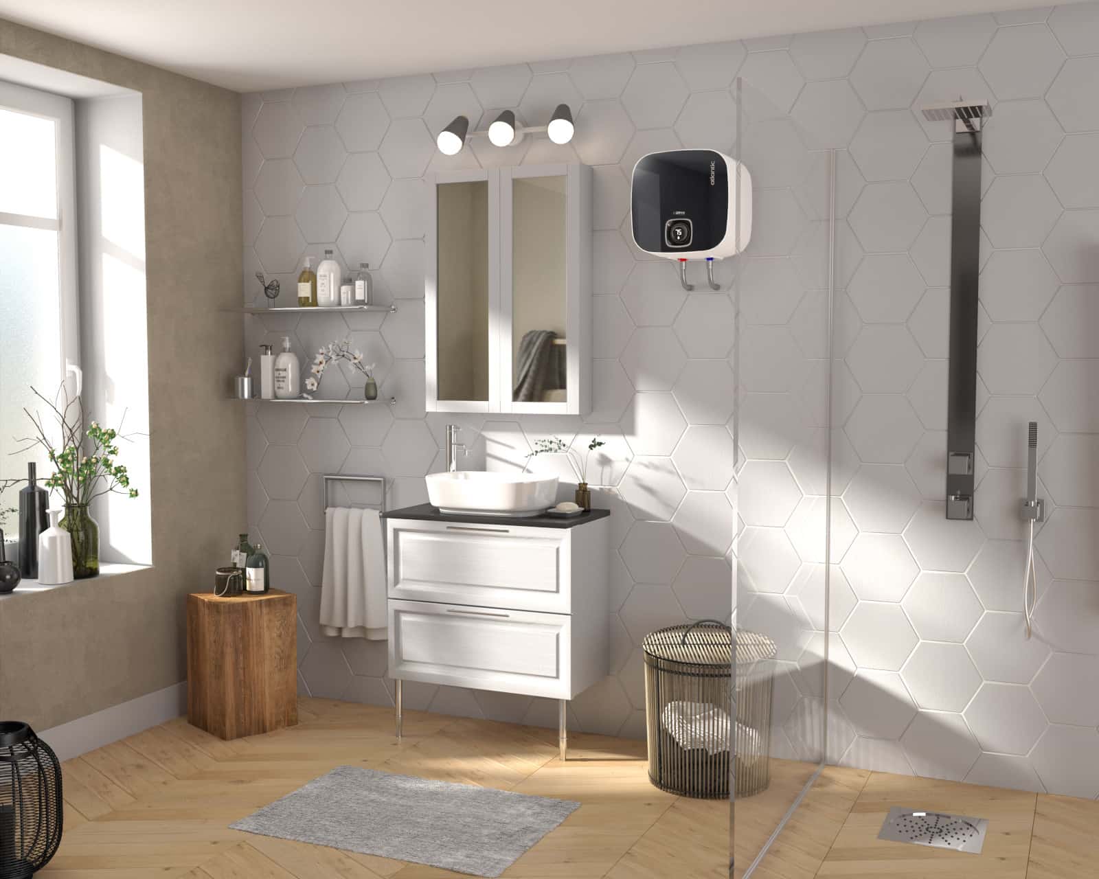 Máy nước nóng gián tiếp Atlantic 30 lít NANTO PLUS 30