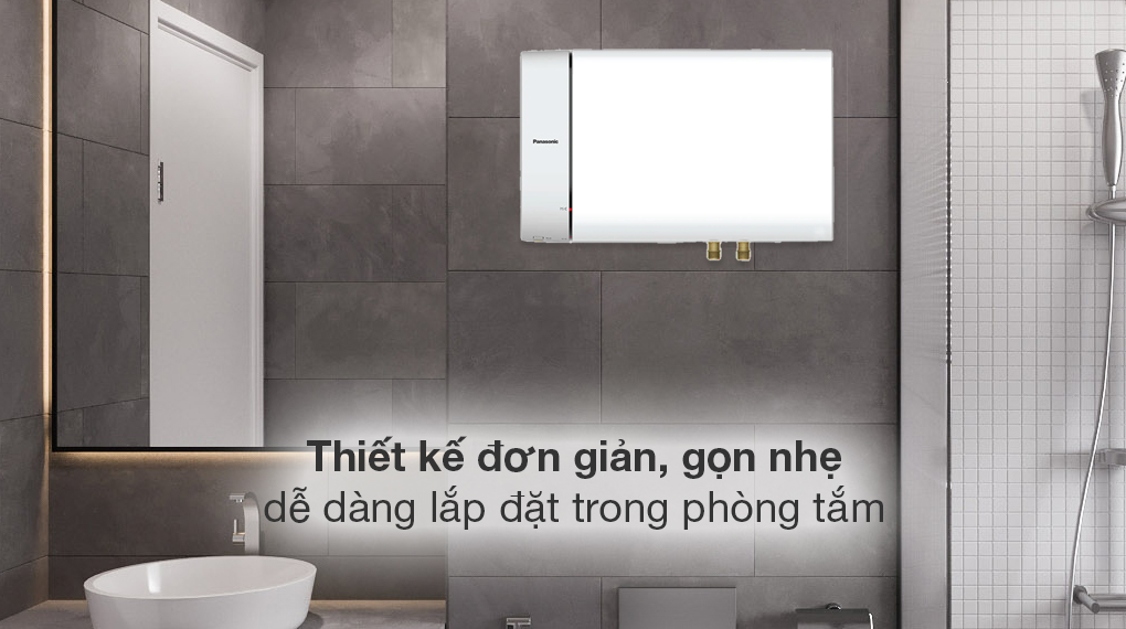 Bình nóng lạnh gián tiếp Panasonic 20 lít DH-20HBMVW - Thiết kế Máy nước nóng gián tiếp Panasonic 20 lít DH-20HBMVW Bình nóng lạnh gián tiếp Panasonic 20 lít DH-20HBMVW - Thiết kế