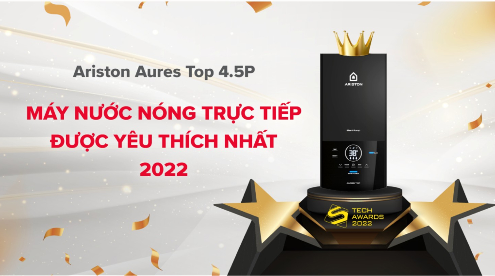 Máy nước nóng trực tiếp Ariston 4500W AURES TOP 4.5P - sản phẩm được yêu thích nhất Máy nước nóng trực tiếp Ariston AURES TOP 4.5P Máy nước nóng trực tiếp Ariston 4500W AURES TOP 4.5P - sản phẩm được yêu thích nhất