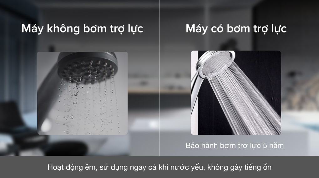 Máy nước nóng trực tiếp Panasonic DH-4MP1VW Có máy bơm trợ lực - Máy nước nóng Panasonic DH-4MP1VW 4.5 kW