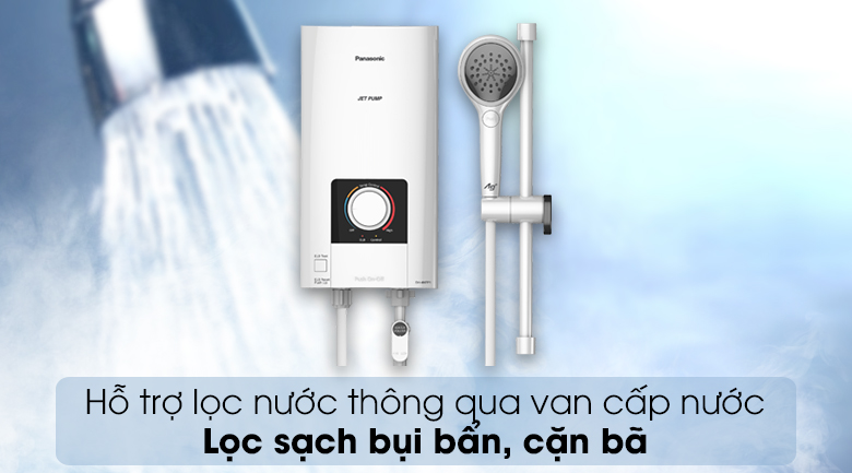 Máy nước nóng trực tiếp Panasonic DH-4NTP1VM Máy nước nóng Panasonic DH-4NTP1VM 4500W - Lọc nước thông qua van cấp nước