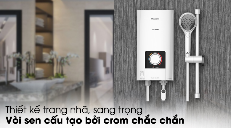 Máy nước nóng trực tiếp Panasonic DH-4NTP1VM Máy nước nóng Panasonic DH-4NTP1VM 4500W - Thiết kế sang trọng