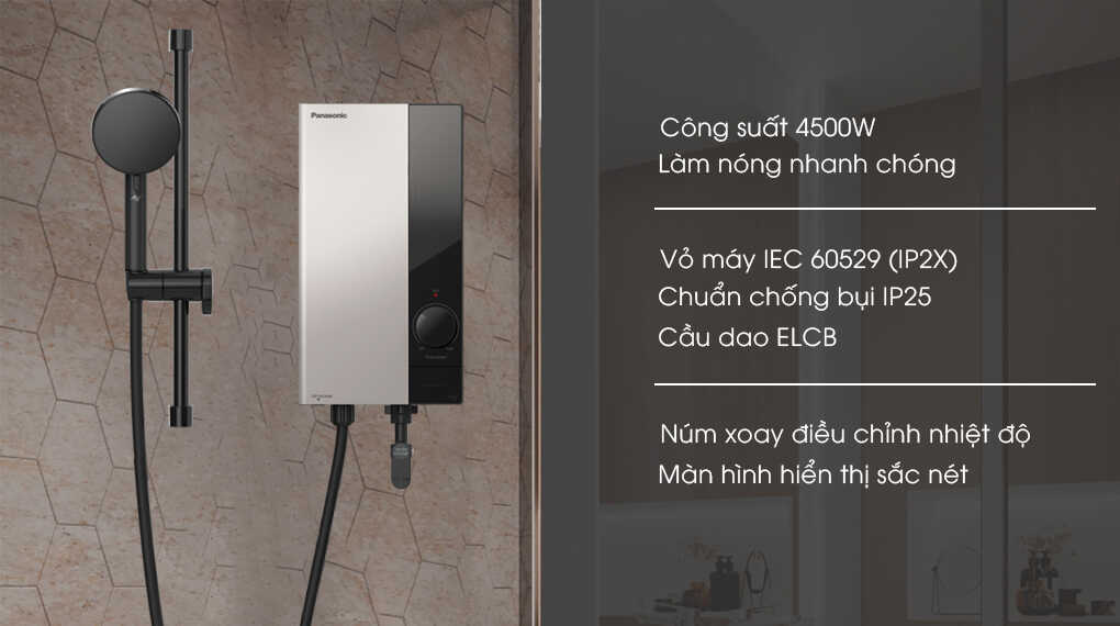 Máy nước nóng trực tiếp Panasonic DH-4US1VS Máy nước nóng trực tiếp Panasonic DH-4US1VS
