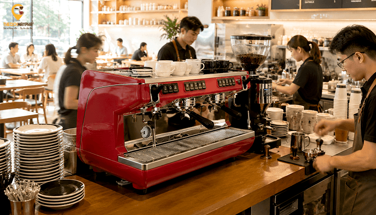 Máy pha cà phê 2 group có thật sự cần cho quán đông khách?
