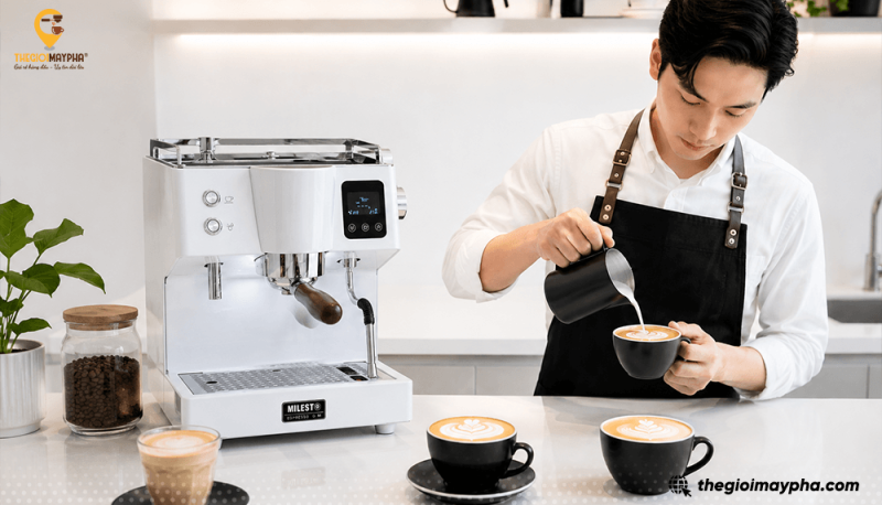 Máy pha cà phê espresso giá rẻ liệu có đáng mua? Góc nhìn thực tế trước khi đầu tư