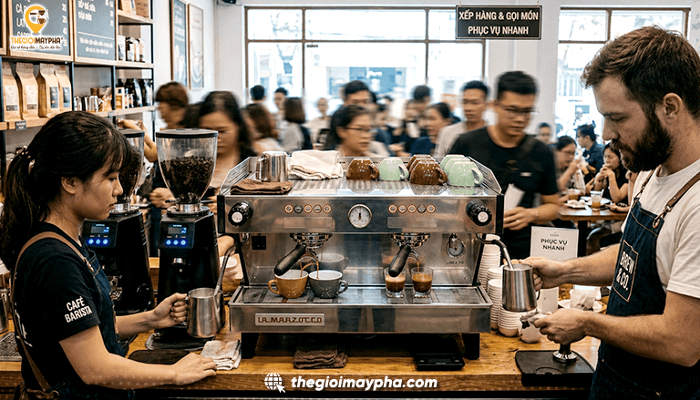 Vì sao nhiều quán đang chuyển sang máy pha cà phê tự động?