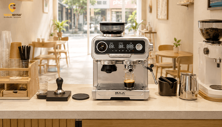 Máy pha cafe giá rẻ có đáp ứng nhu cầu kinh doanh không?