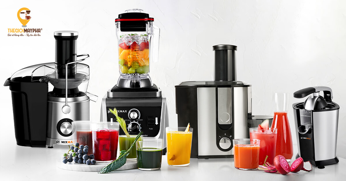 Máy xay sinh tố và máy pha chế nước ép tự động