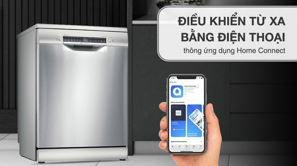 Máy rửa chén độc lập Bosch SMS4EMI06E Máy rửa chén độc lập Bosch SMS4EMI06E - Tiện ích