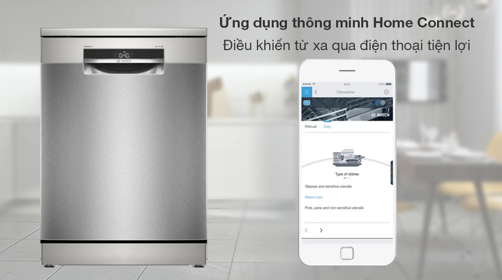 Máy rửa chén độc lập Bosch SMS6ECI11E - Tiện ích Máy rửa chén độc lập Bosch SMS6ECI11E Máy rửa chén độc lập Bosch SMS6ECI11E - Tiện ích