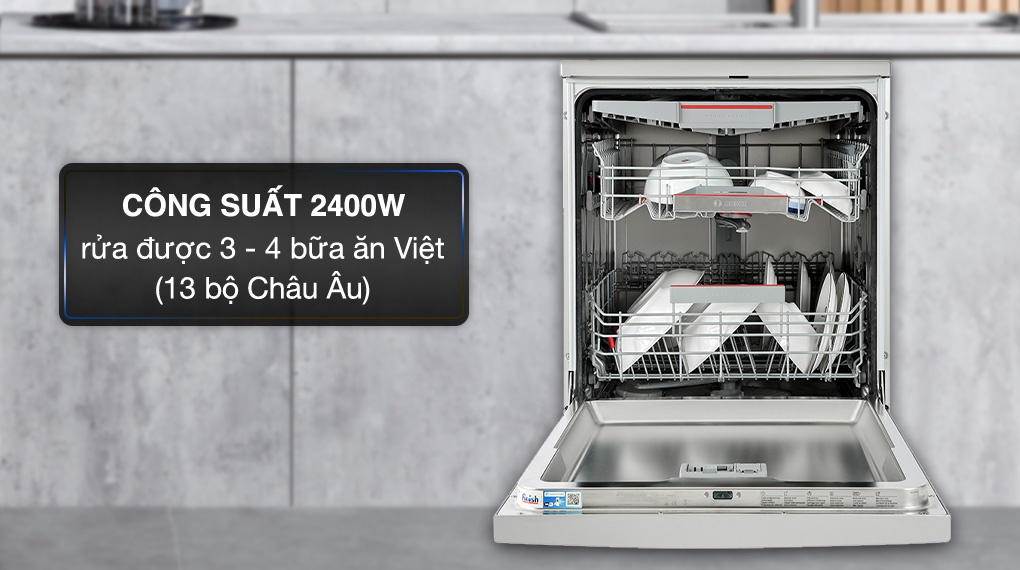 Máy rửa chén độc lập Bosch SMS6ECI93E - Công suất Máy rửa chén độc lập Bosch SMS6ECI93E Máy rửa chén độc lập Bosch SMS6ECI93E - Công suất