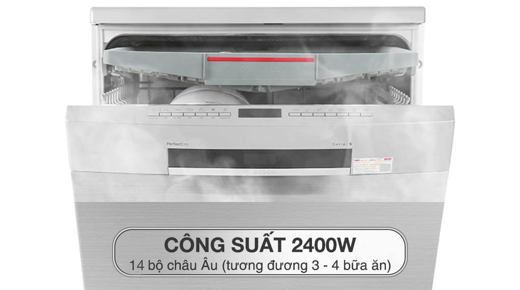 Máy rửa chén độc lập Bosch SMS6ZCI08E Công suất Máy rửa chén độc lập Bosch SMS6ZCI08E