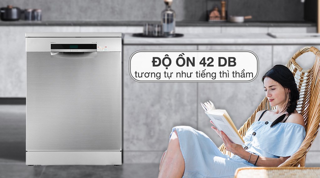 Máy rửa chén độc lập Bosch SMS6ZCI08E Độ ồn Máy rửa chén độc lập Bosch SMS6ZCI08E