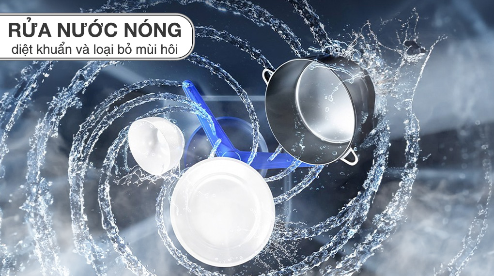 Máy rửa chén độc lập Bosch SMS6ZCI08E Rửa nước nóng Máy rửa chén độc lập Bosch SMS6ZCI08E