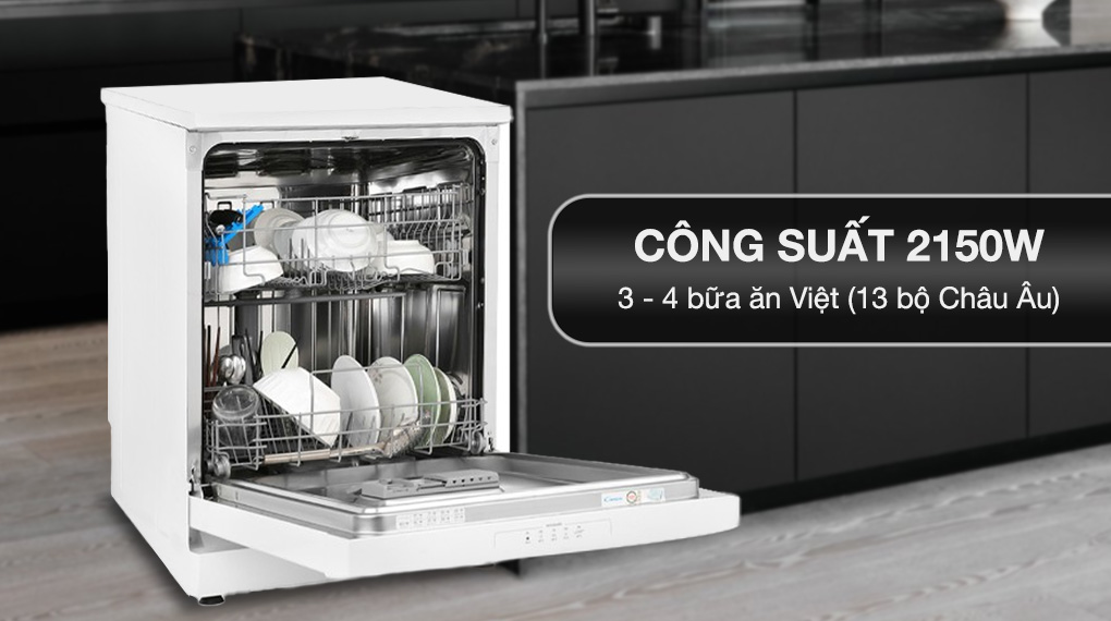 Công suất Máy rửa chén độc lập Candy CDPN 1L390PW Máy rửa chén độc lập Candy CDPN 1L390PW Công suất Máy rửa chén độc lập Candy CDPN 1L390PW