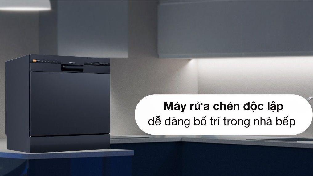 Máy rửa chén độc lập Comfee CDW-8F60RB Máy rửa chén độc lập Comfee CDW-8F60RB