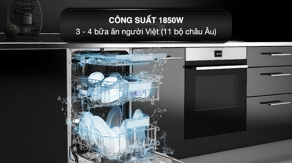 Máy rửa chén độc lập Galanz W45A3A401M-0E1(SS) Máy rửa chén độc lập Galanz W45A3A401M-0E1
