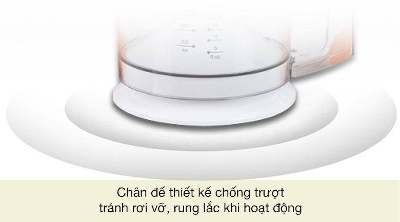 Máy vắt cam Sharp 25W EJ-J256-WH Máy vắt cam Sharp 25W EJ-J256-WH - Chân đế chống trượt