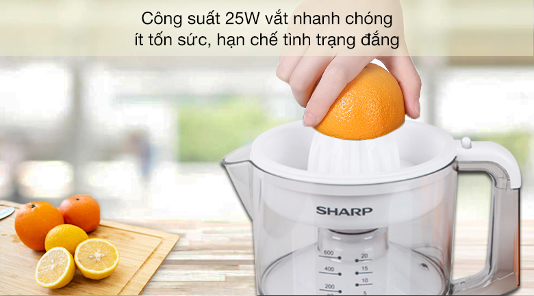 Máy vắt cam Sharp 25W EJ-J256-WH Máy vắt cam Sharp 25W EJ-J256-WH - Công suất 25W