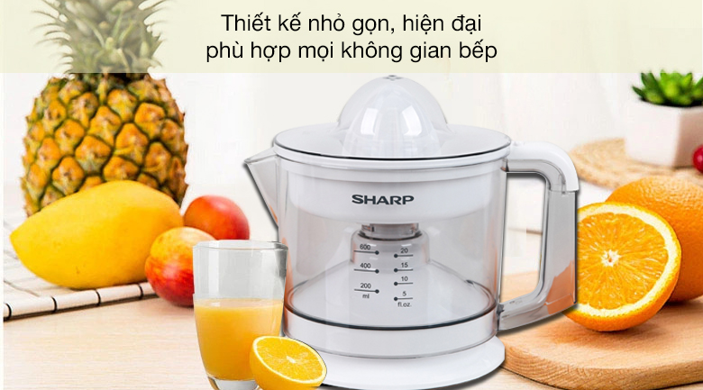 Máy vắt cam Sharp 25W EJ-J256-WH Máy vắt cam Sharp 25W EJ-J256-WH