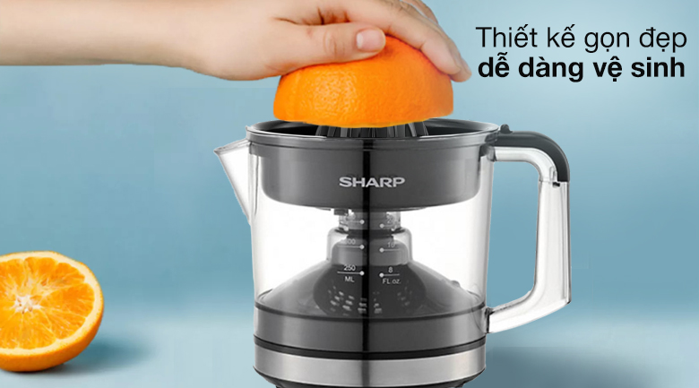 Máy vắt cam Sharp EJ-J407-BK - Thiết kế Máy vắt cam Sharp 40W EJ-J407-BK