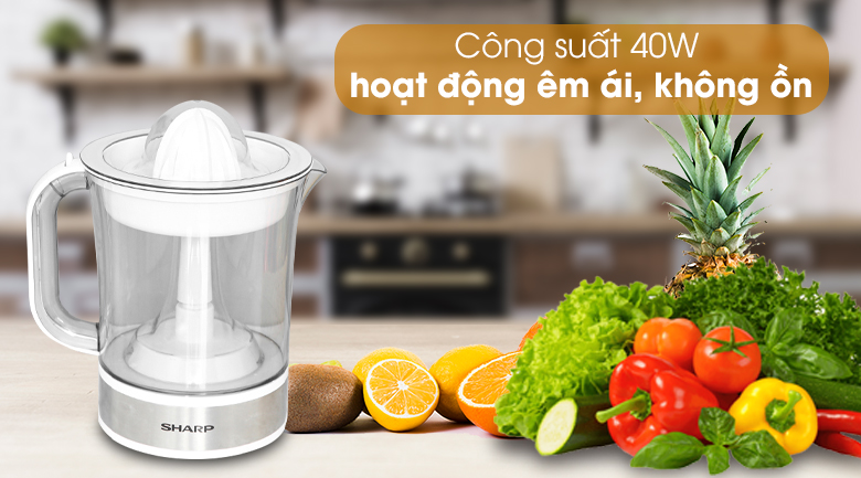 Máy vắt cam Sharp 40W EJ-J415-WH Công suất - Máy vắt cam Sharp EJ-J415-WH