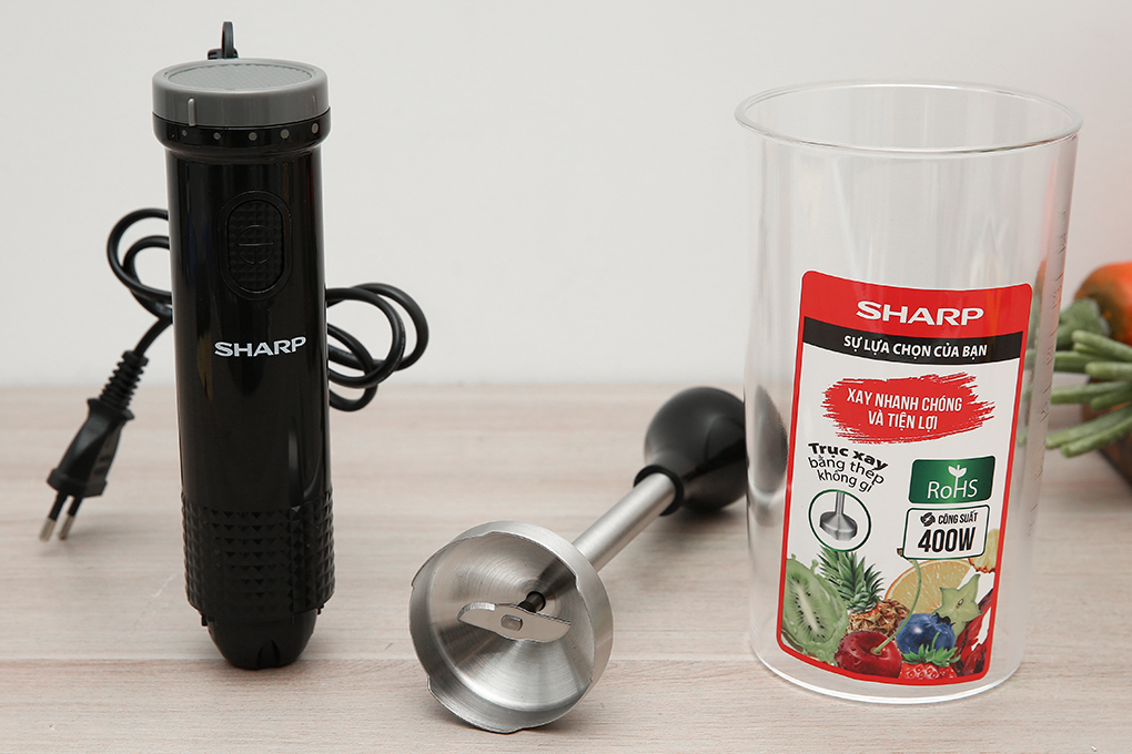 Máy xay sinh tố Sharp EM-H074SV-BK Tự ngắt khi quá nhiệt - Máy xay sinh tố Sharp EM-H074SV-BK