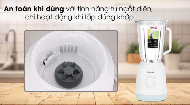 Máy xay sinh tố Panasonic MX-EX1561WRA - An toàn khi dùng Máy xay sinh tố đa năng Panasonic MX-EX1561WRA Máy xay sinh tố Panasonic MX-EX1561WRA - An toàn khi dùng