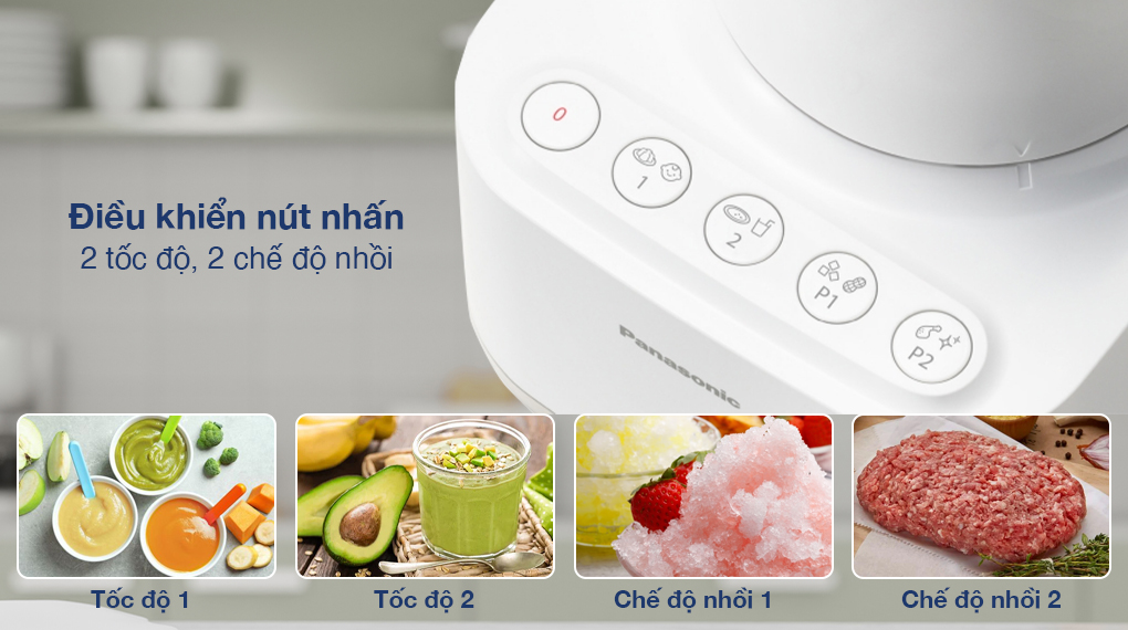 Bảng điều khiển - Máy xay sinh tố Panasonic MX-MG53C1CRA Máy xay sinh tố đa năng Panasonic MX-MG53C1CRA Bảng điều khiển - Máy xay sinh tố Panasonic MX-MG53C1CRA