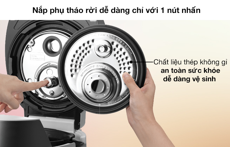 Nắp phụ - Nồi cơm cao tần Cuckoo 1.08 lít CRP-LHTR0609F/WHSIVNCV Nắp phụ - Nồi cơm cao tần Cuckoo 1.08 lít CRP-LHTR0609F/WHSIVNCV