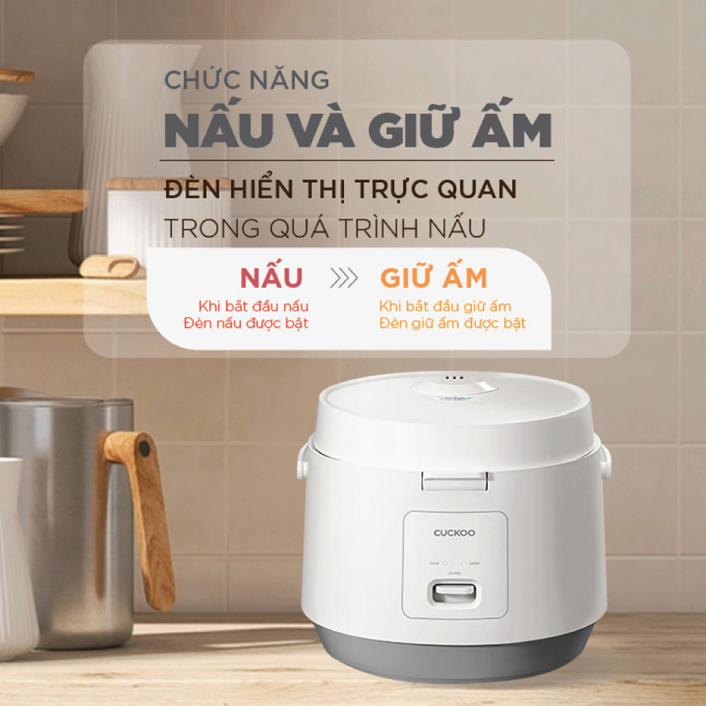 Nồi cơm điện Cuckoo 1.8 lít CR-1095/WHVNCV