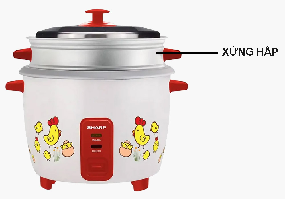 Sharp KSH-D28SV-CH 2.2lít trang bị xửng hấp