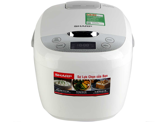 Nồi cơm điện tử Sharp KS-COM186EV-GL 1.8 lít