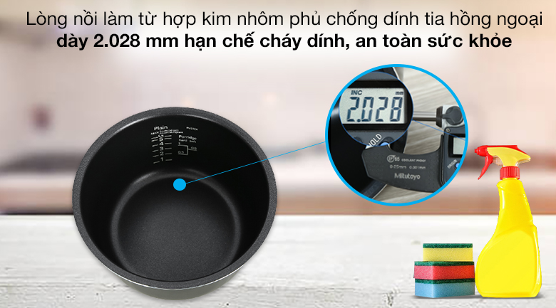 Lòng nồi - Nồi cơm điện tử Tiger 1 lít JBV-S10W Lòng nồi - Nồi cơm điện tử Tiger 1 lít JBV-S10W