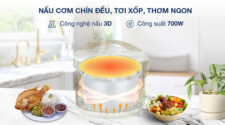 Nồi cơm điện Sunhouse 1.8 lít SHD 8616 - Công nghệ Nồi cơm điện Sunhouse 1.8 lít SHD 8616 - Công nghệ