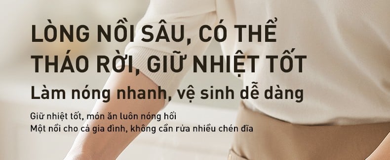 Nồi lẩu đa năng Joyoung 4 lít JHP-218 Nồi lẩu đa năng Joyoung 4 lít JHP-218