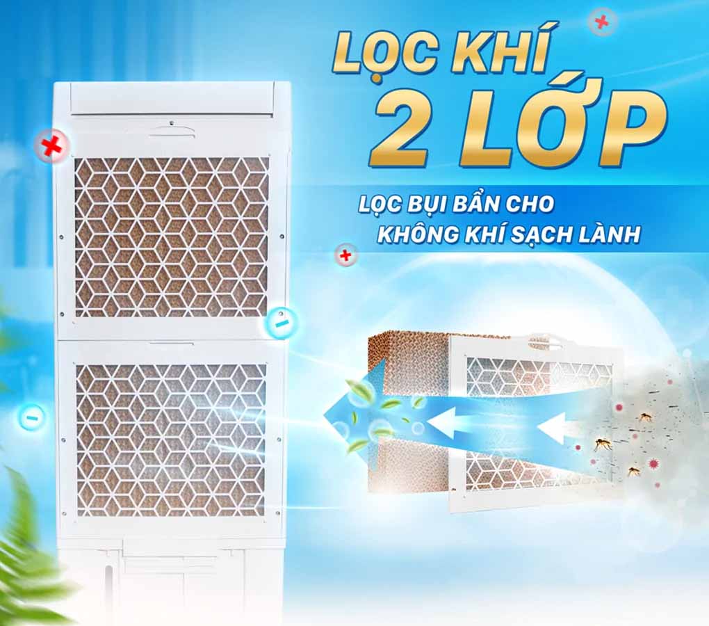 may-lam-mat-khong-khi-daikiosan-dm104-52356-2 Quạt điều hòa Daikiosan DM104 làm mát không khí hiệu quả