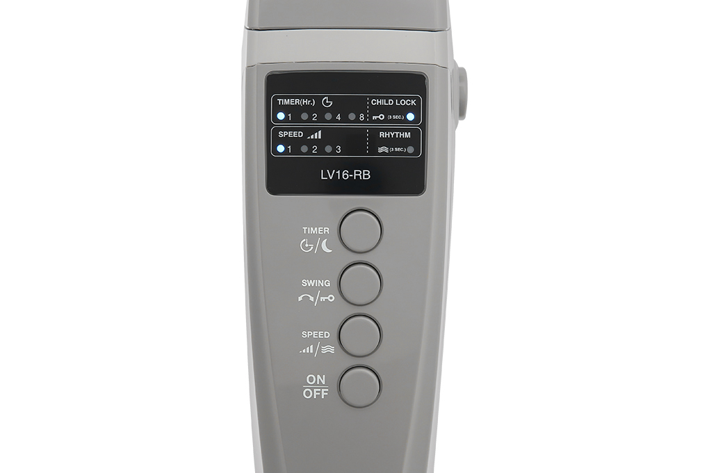 Quạt đứng Mitsubishi Electric LV16-RB SF-GY Quạt đứng Mitsubishi Electric LV16-RB SF-GY 47W - Bảng điều khiển