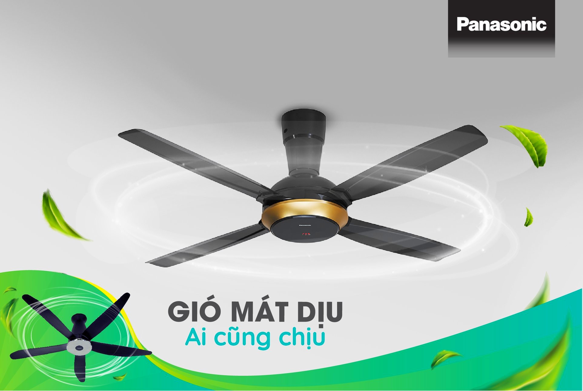 Quạt trần Panasonic 4 cánh F-56XPG dùng có tốt không?Giá bao nhiêu?