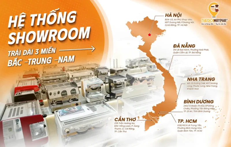Chuỗi Showroom Thế Giới Máy Pha