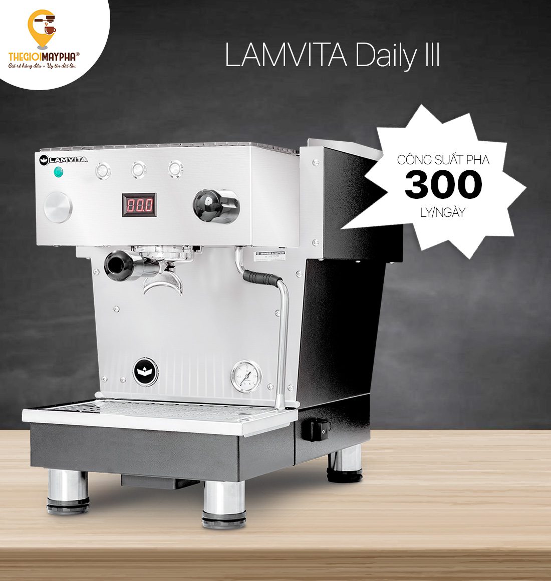 Máy pha cà phê LAMVITA Daily 3