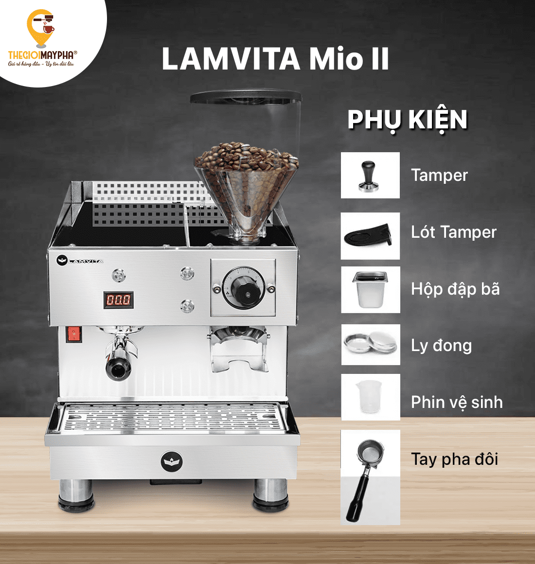 Máy pha cà phê LAMVITA Mio II