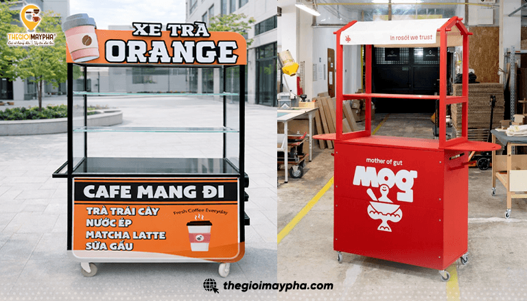 Top mẫu xe bán cà phê đẹp, hút khách nhất hiện nay