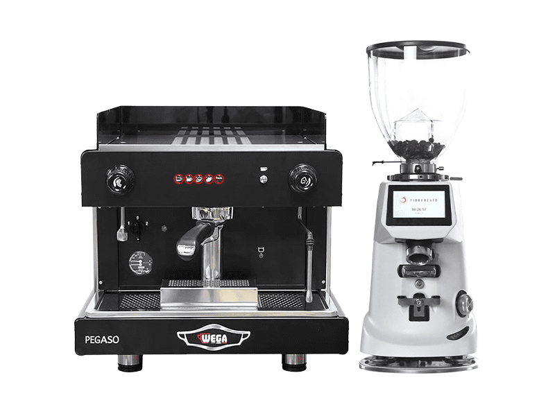 Máy pha cà phê Wega Pegaso A1 Group + Máy xay cà phê Fiorenzato F64E version 2