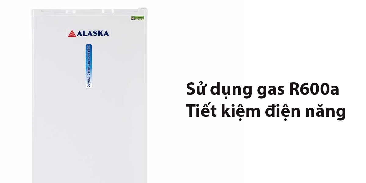 Tủ Đông Alaska 210 Lít IF-215 Sử dụng gas R600a, tiết kiệm điện năng