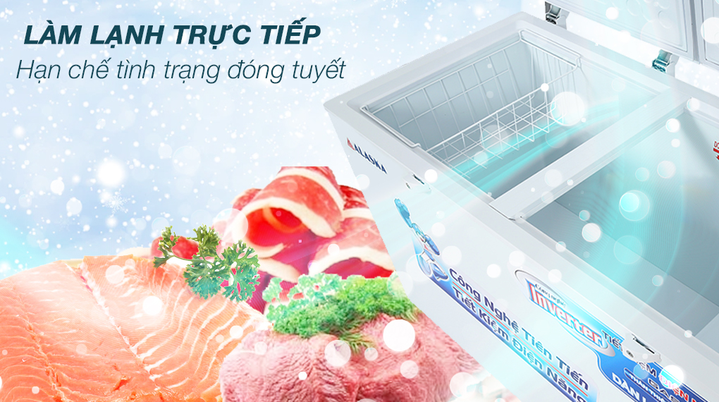 Tủ Đông Alaska Inverter 465 Lít HB 550CI Tủ đông Alaska Inverter 419 lít HB 550CI - Công nghệ làm lạnh